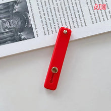 1pc Universal Phone Hand Band Bracelet Silicone Phone Holder Finger Ring Push Pull Grip Stand Sticker Phone Holder