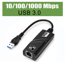 Wired USB 3.0 To Rj45 Lan Ethernet Adapter 10/100/1000Mbps RTL8153 Network Card For PC Laptop
