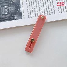1pc Universal Phone Hand Band Bracelet Silicone Phone Holder Finger Ring Push Pull Grip Stand Sticker Phone Holder