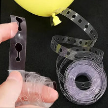 10 Meter Double Hole Balloon Chain, Perfect Decoration for Graduation Ceremonies,Birthday Parties,Baby Parties,and Any Occasion