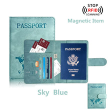 Passport Holder for Travel Essentials  Passport Wallet Cover Case for Travel  Accessories,Passport Book Holders for Women/Men