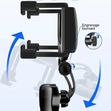 360° Rotation Car Phone Holder Rearview Mirror Mount Bracket Navigation GPS Support Mobile Phone Stand Clip Cell Phone Holder