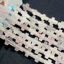 12x16x5mm Natural Stone Cross Loose Beads Semi-Precious Agate DIY Necklace Pendant Jewelry Making Accessories Wholesale