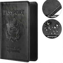 Passport Holder Cover Wallet Travel Essentials RFID Blocking Leather Card Case International Travel Must Haves Travel Accessorie