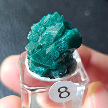 Rare Congo Dioptase Crystal Cluster Natural Green Mineral Specimen Raw Quartz Healing Stone Teaching Collection Home Decor G1-27
