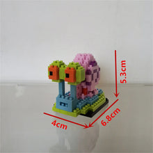 Cute building blocks  small particle assembly building blocks toy DIY building blocks children's toy model educational graphic