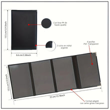 Black Card Pocket Package and Registration Protection Cover Insurance-Plastic Transparent Pouch for Motorbike Car Documents