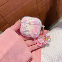 Case For 2025 New AirPods Pro3 4 3 2 1 Pro 2 Case TPU Cute DIY Rabbit Fishing Shell Dog Earphone Protective Cover With Pendant