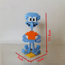 Cute building blocks  small particle assembly building blocks toy DIY building blocks children's toy model educational graphic
