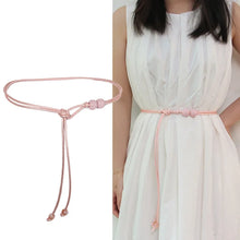 New Retro Women's New Chinese Style Waist Rope Aassembly Dress Waist Chain Leather Rope Belt Gift Wholesale