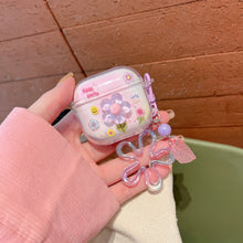 Case For 2025 New AirPods Pro3 4 3 2 1 Pro 2 Case TPU Cute DIY Rabbit Fishing Shell Dog Earphone Protective Cover With Pendant