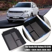 Car Storage Box For Geely EX5 Galaxy E5 E245 e.MAS 7 2024- 2027 Anti-dirty Armrest Center Console Boxes Car Interior Accessories