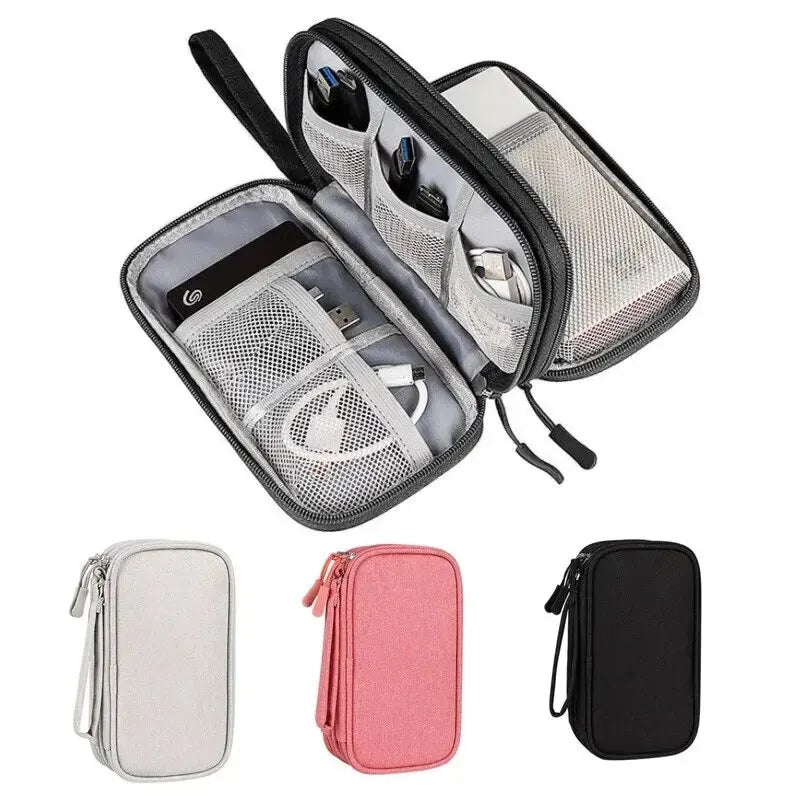 Double-Layer Travel Cable Organizer