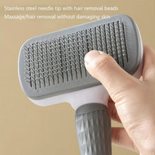 Pet Grooming Brush One-Click Hair Removal with Self Cleaning Button  Pet Hair Remover Brush For Dogs Cats Grooming Tools