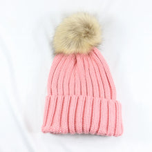 Women Winter Thicken Satin Lining Beanie Soft Faux Fur Pom Pom Hats For Women Men Outdoor Warm Protect Hair Crochet Skullies Cap