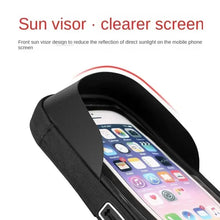6.4 inch Waterproof Bicycle Phone Holder Stand Motorcycle Handlebar Mount Bag Cases Universal Bike Scooter Cell Phone Bracket