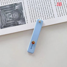 1pc Universal Phone Hand Band Bracelet Silicone Phone Holder Finger Ring Push Pull Grip Stand Sticker Phone Holder