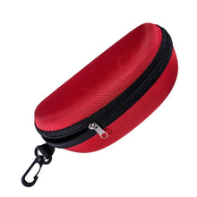 Protective Hard Shell Glasses Case Portable Zipper Storage Box With Carabiner Clip Fits Sunglasses Eyeglasses Reading Travel