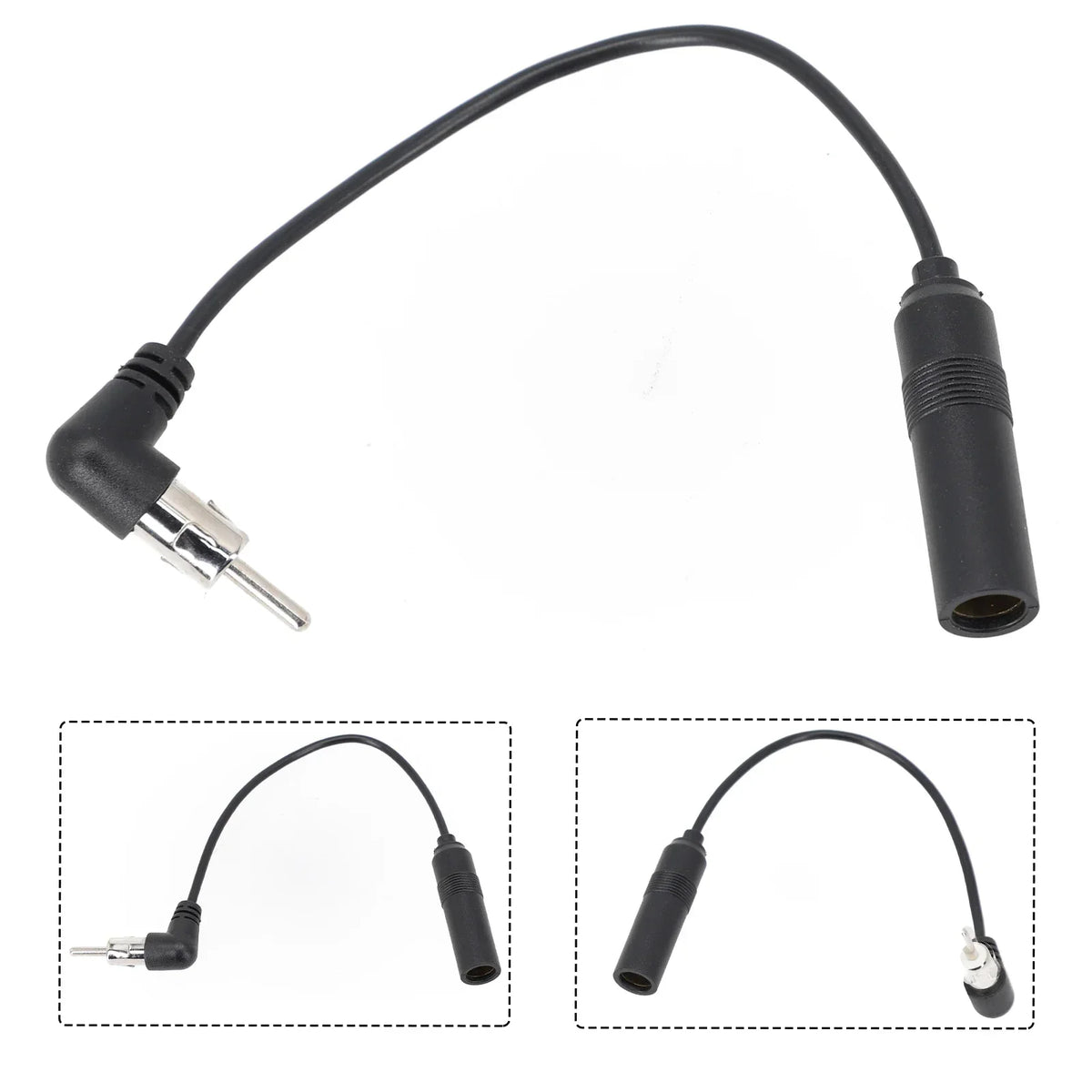 Car Radio Antenna Elbow Conversion Cable, Large Screen Machine Suitable For FM Antenna Extension Cable Conversion And Modificati