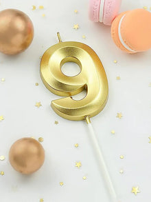 1pc-Birthday candles, cake digital candles, sparkling cake top decorations for parties, weddings, and birthday decorations