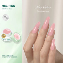 Nailpop 30/100g Builder Nail Gel Milky Smooth Large Capacity Nail Extension Acrylic UV/LED Gel Suitable DIY Nail Art Salon DIY