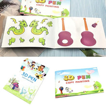 Art Craft Creative  3D Pen Tool Children's  Kid Gifts Drawing Stencils Accessories Template 3D Printing Album Paper Book