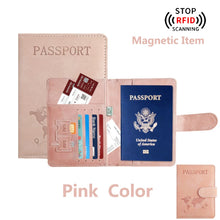 Passport Holder for Travel Essentials  Passport Wallet Cover Case for Travel  Accessories,Passport Book Holders for Women/Men