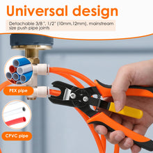 Pneumatic Disconnect Tool Set Push-to-Connect Pneumatic Fittings Removal Tool Quick Air Hose Disconnect Pliers for Maintenance