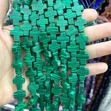 Natural Stone 12X16MM Cross Shape India Agate Jade Spacer Beads For Jewelry Making DIY Bracelet Necklace Earring Handmade