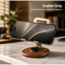 Cell Phone Stand for Desk - [360° Rotation] Foldable Mobile Stand, Office Desk Accessories Gifts for All Smartphones
