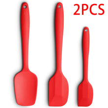 Silicone three-piece baking tool set, silicone spatula, butter spatula, cake spatula professional kitchen baking accessories