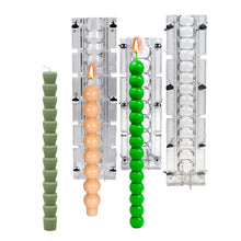 Bubble Pillar Acrylic Molds for Candle Bamboo Column Scented Decor Plastic Mould Geometry Making Tools DIY Sphere Cylinder Gifts