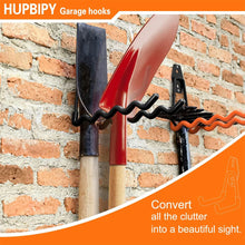 Garage Storage Utility Hooks,Garage Garden Tool Organizer,Hanging Utility Wall Mount Hooks,Heavy Duty Tool Storage Organizer