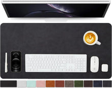 YSAGI Leather Desk Mat - Non-Slip PU Desk Pad for Office and Home Large Mouse Pad and Keyboard Desk Mats on Top of Desks