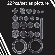 Creative Gears Geometry Spirograph Drawing Stencils Set Painting Template Art Crafts Kids Educational Toy Variety of Flowers