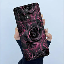 For Xiaomi Poco X6 Pro 5G Case Poco X6Pro Back Cover Fashion Simplicity Floral Soft Liquid Silicone Shell For PocoX6 Pro Fundas