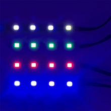 TRINOOD 2/3/4 LEDs Red White Green Blue Light Lamps Bar Controller for 1/10 Axial SCX10 TRX4 RC Car Drift Crawler body lights