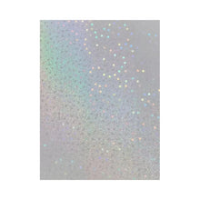 50pcs Holographic Sticker Paper Clear Vinyl 2.9 X 4.1 Inch Self-Adhesive Waterproof Transparent Cold Laminating Film for Crafts