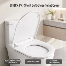U-Shape Toilet Seat Lid Slow Close Anti-Bacterial Easy to Clean Removable Soft PP Material Strong Pressure Toilet Seat Covers