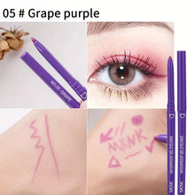 Smooth Waterproof Eyeliner Gel Pencil Blue Brown Eyeliner Soft Easy Wear High Pigment Matte Concealer Pen Lasting Eyes Makeup