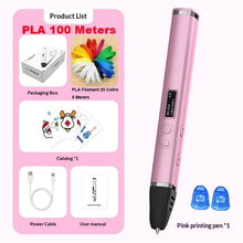 Professional 3D Print Pen Competition Level OLED Display 3D Printing Pens With PLA Filament 3D Doodling Making Detachable Design