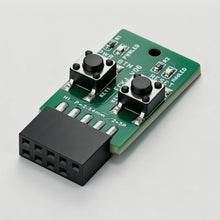 PC Power Reset Switch External Module 9Pin Motherboard Header Power LED HDD Indicator for Computer Case Test Board Repair DIY