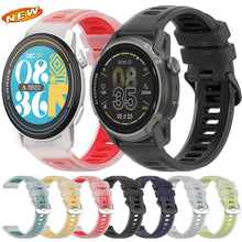 20/22mm Silicone Strap For COROS Watch APEX 2-4 42mm/PACE Pro/3 2 Semi-Transparent Watchband Suunto Race 2-1-S/Vertical 2-1 Band
