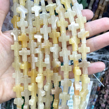 Natural Stone 12X16MM Cross Shape India Agate Jade Spacer Beads For Jewelry Making DIY Bracelet Necklace Earring Handmade