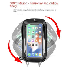 6.4 inch Waterproof Bicycle Phone Holder Stand Motorcycle Handlebar Mount Bag Cases Universal Bike Scooter Cell Phone Bracket