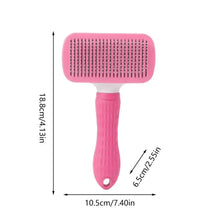 Pet Grooming Brush One-Click Hair Removal with Self Cleaning Button  Pet Hair Remover Brush For Dogs Cats Grooming Tools