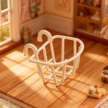 Toy House Accessories: Hanging Storage Basket Perfect for dollhouse accessory sets