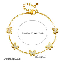 DIEYURO 316L Stainless Steel Pearl Butterfly Flowers Necklace Bracelet Earrings Suit Women New Trend Non-fading Jewelry Set Gift