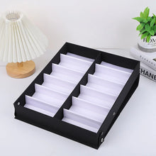 12/18 Slot / Grid Eyeglass Storage Box Sunglasses Display Stand Eyeglass Storage Tray Ladies Gentlemen Eyeglass Collection Box