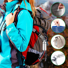Aluminum Alloy Cotton Signifier Waterproof Sealed Metal Medicine Jar Box Creative Portable Carry On Keychain Toothpick Box